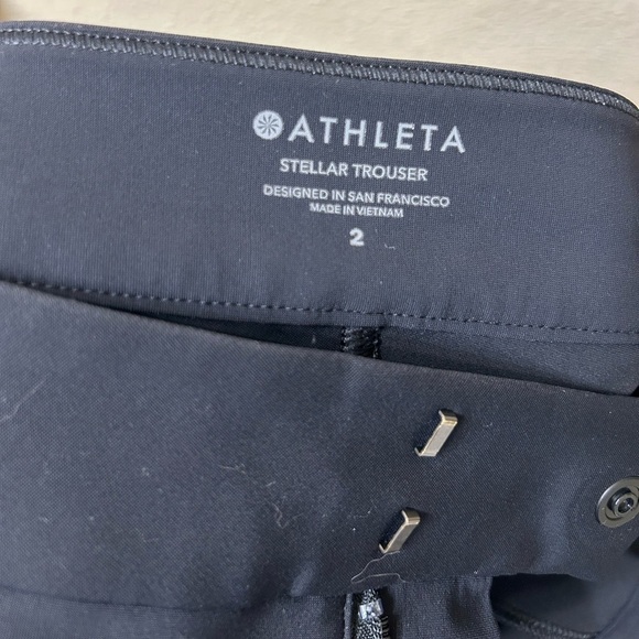 Athleta Stellar Trouser in Black Size 2 - Picture 8 of 10